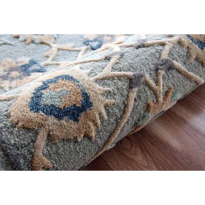Rugs Town Rose 21710 Gray 3' Round Rug