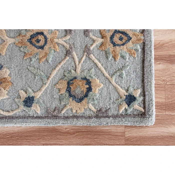 LR Home BELLA ROSE 21710 Gray 2'-3" X 6'-9 Rect. Rug
