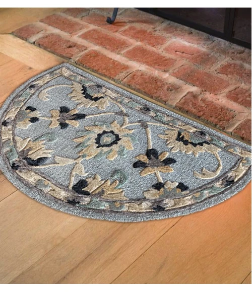 LR Home BELLA ROSE 21710 Gray 2'3" X 3'10 Rect. Rug