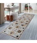 LR Home BELLA ROSE 21710 Gray 2'-3" X 6'-9 Rect. Rug