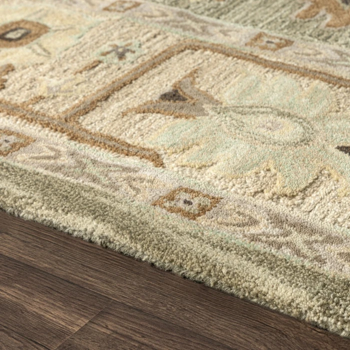 LR Home Caitlin Green Demaris 9ft. x 12ft. Rect. Rug