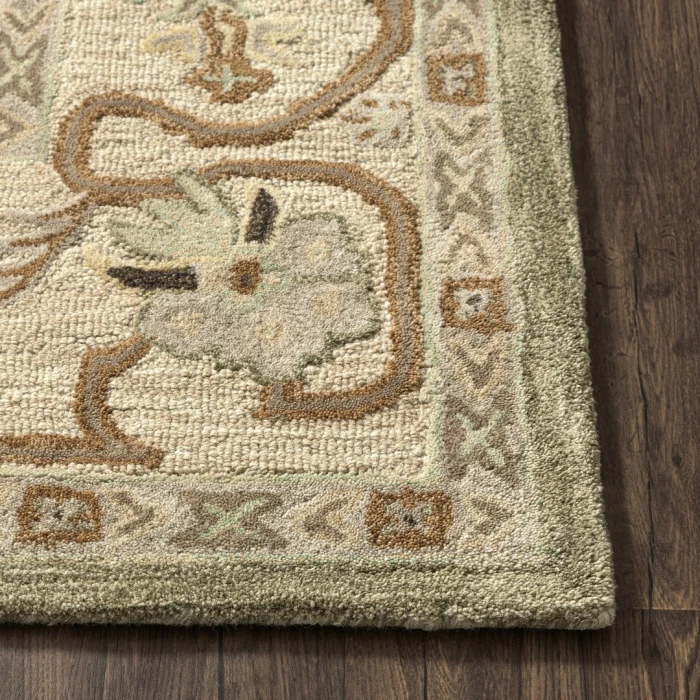 LR Home Caitlin Green Demaris 9ft. x 12ft. Rect. Rug