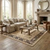 LR Home Caitlin Cream Demaris 9ft. x 12ft. Rect. Rug