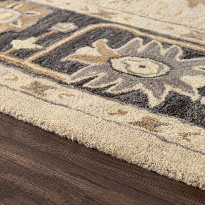 Rugs Town Cream Demaris 5ft.9in. x 8ft.9in. Rect. Rug