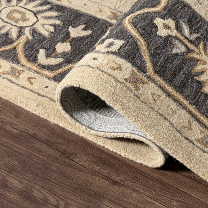 Rugs Town Cream Demaris 5ft.9in. x 8ft.9in. Rect. Rug