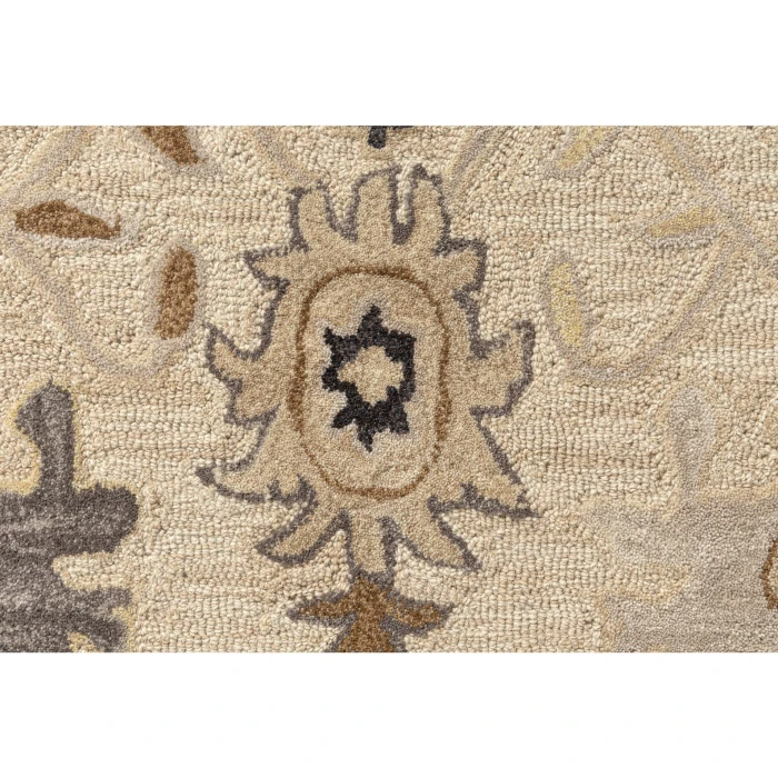 Rugs Town Cream Demaris 5ft.9in. x 8ft.9in. Rect. Rug