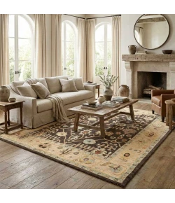 LR Home Caitlin Brown Marius 9ft. x 12ft. Rect. Rug