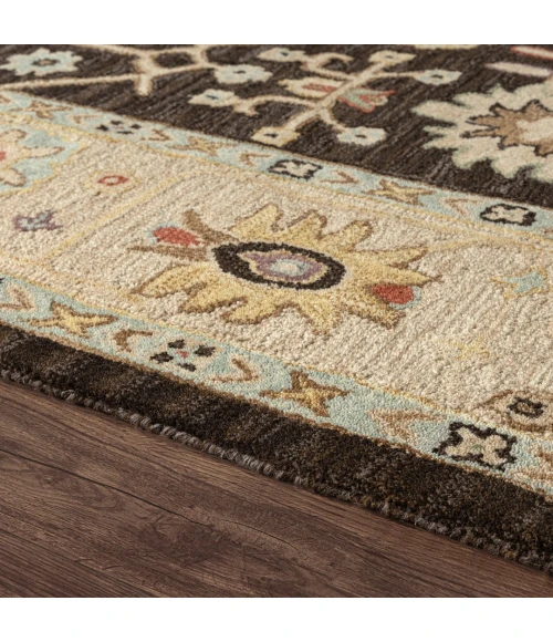 LR Home Caitlin Brown Marius 5ft.9in. x 8ft.9in. Rect. Rug
