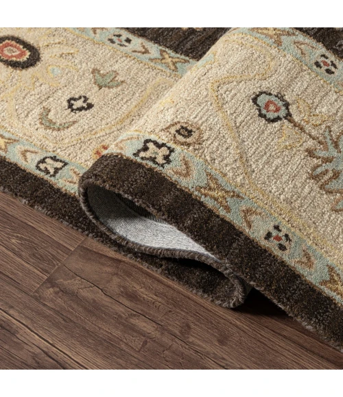LR Home Caitlin Brown Marius 5ft.9in. x 8ft.9in. Rect. Rug