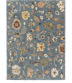 LR Home Caitlin Blue Eleanora 10ft. x 14ft. Rect. Rug