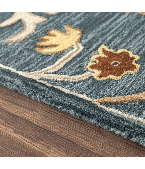 LR Home Caitlin Blue Eleanora 9ft. x 12ft. Rect. Rug