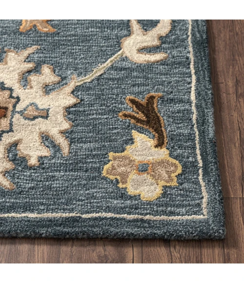 LR Home Caitlin Blue Eleanora 9ft. x 12ft. Rect. Rug