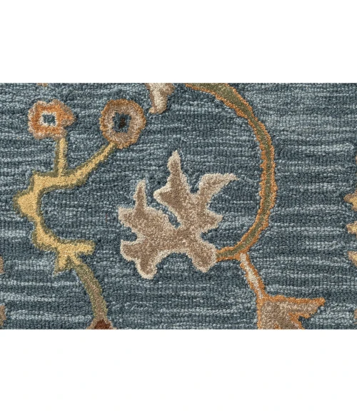 LR Home Caitlin Blue Eleanora 9ft. x 12ft. Rect. Rug
