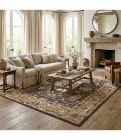 LR Home Caitlin Gray Seren 5ft.9in. x 8ft.9in. Rect. Rug