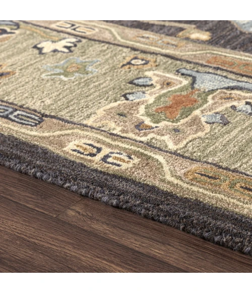 LR Home Caitlin Gray Seren 5ft.9in. x 8ft.9in. Rect. Rug