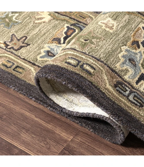 LR Home Caitlin Gray Seren 5ft.9in. x 8ft.9in. Rect. Rug
