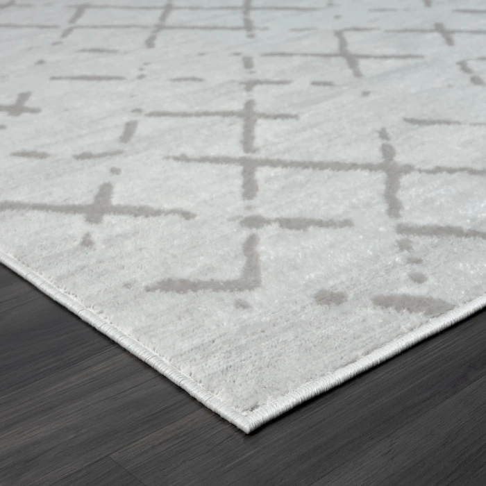 LR Home Calgary 82275 Beige/ Gray 7'9" X 9'9 Rect. Rug