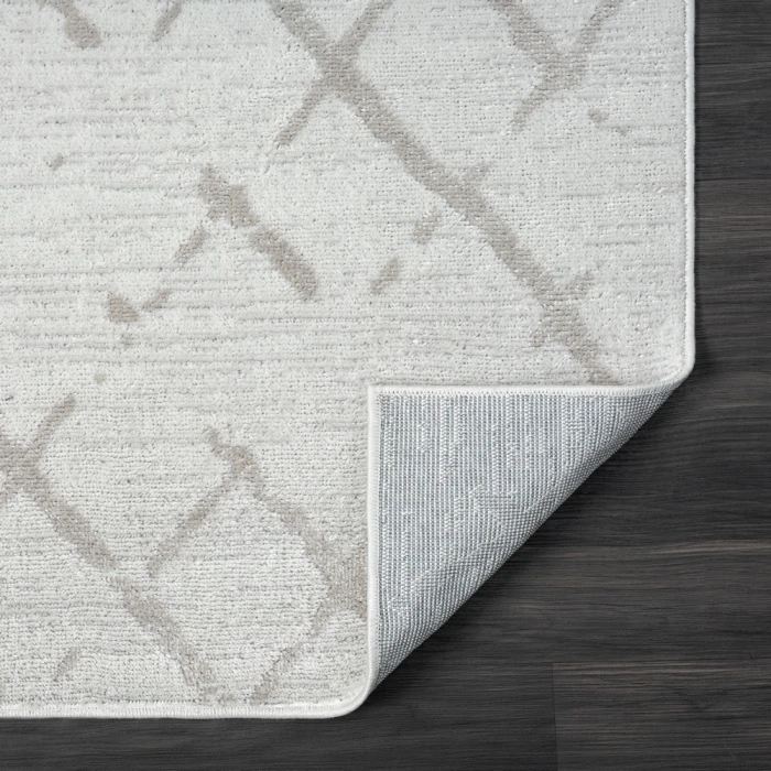 LR Home Calgary 82275 Beige/ Gray 7'9" X 9'9 Rect. Rug