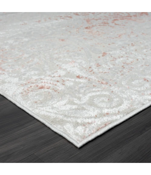LR Home Calgary 82276 Beige/ White 5'0" X 7'0 Rect. Rug