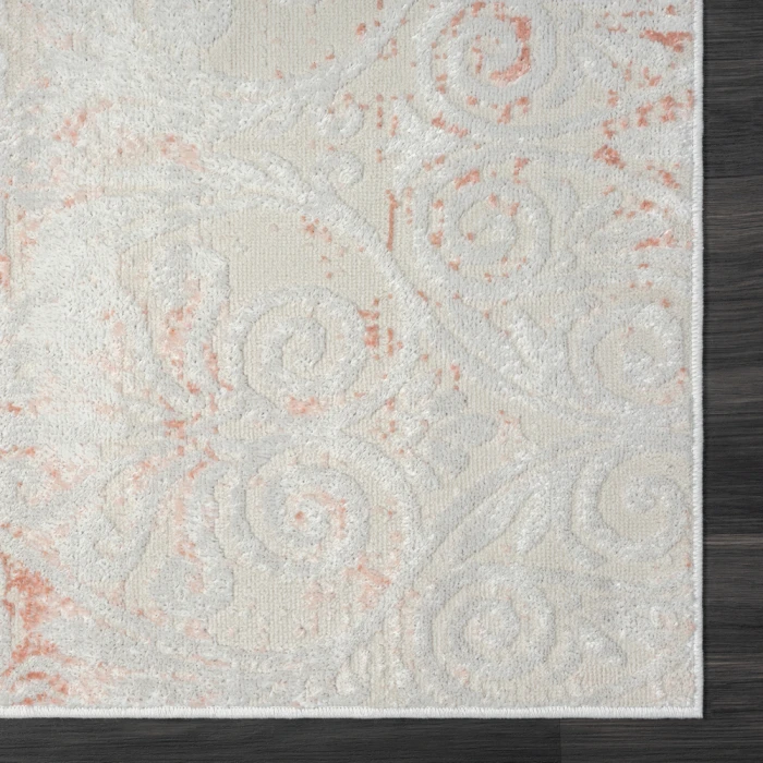 LR Home Calgary 82276 Beige/ White 7'9" X 9'9 Rect. Rug