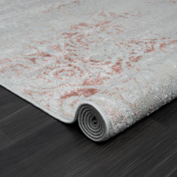 LR Home Calgary 82276 Beige/ White 7'9" X 9'9 Rect. Rug