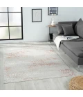 LR Home Calgary 82276 Beige/ White 5'0" X 7'0 Rect. Rug
