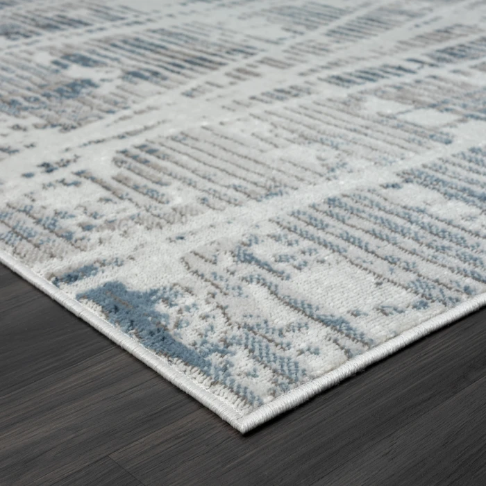 LR Home Calgary 82277 Blue/ Beige 7'9" X 9'9 Rect. Rug