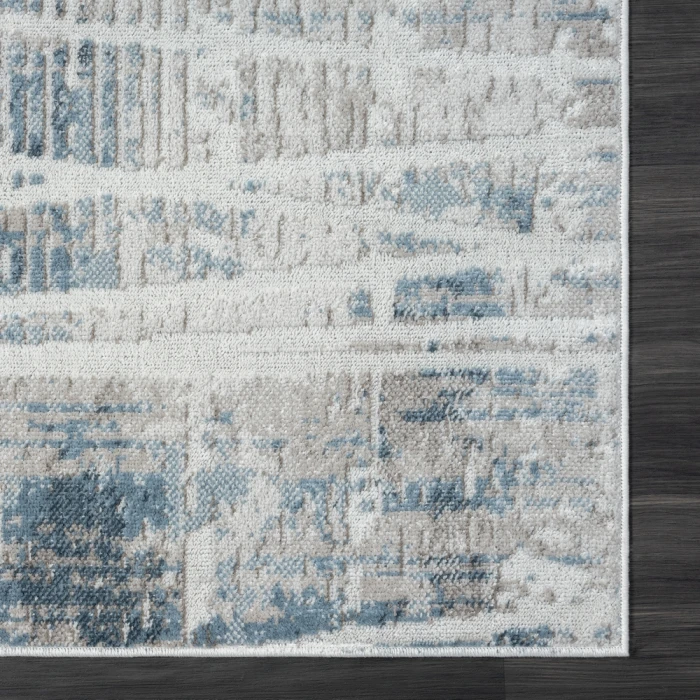 LR Home Calgary 82277 Blue/ Beige 7'9" X 9'9 Rect. Rug