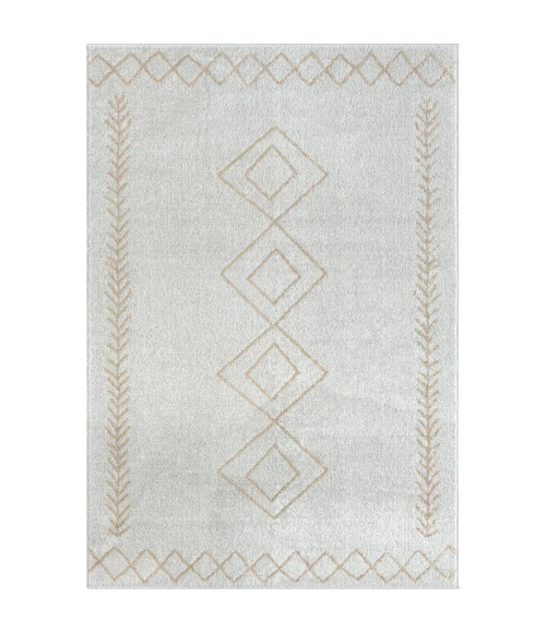 LR Home Calgary 82278 Beige/ Gray 5'0" X 7'0 Rect. Rug
