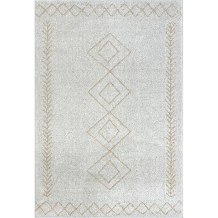 LR Home Calgary 82278 Beige/ Gray 7'9" X 9'9 Rect. Rug