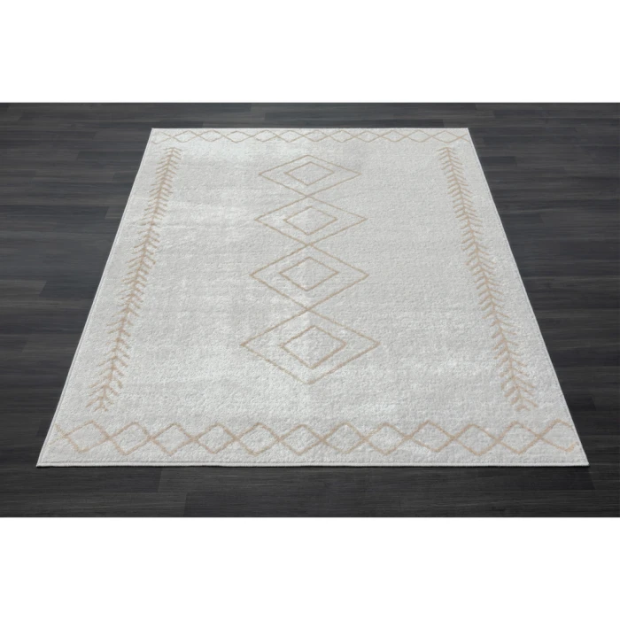 LR Home Calgary 82278 Beige/ Gray 7'9" X 9'9 Rect. Rug