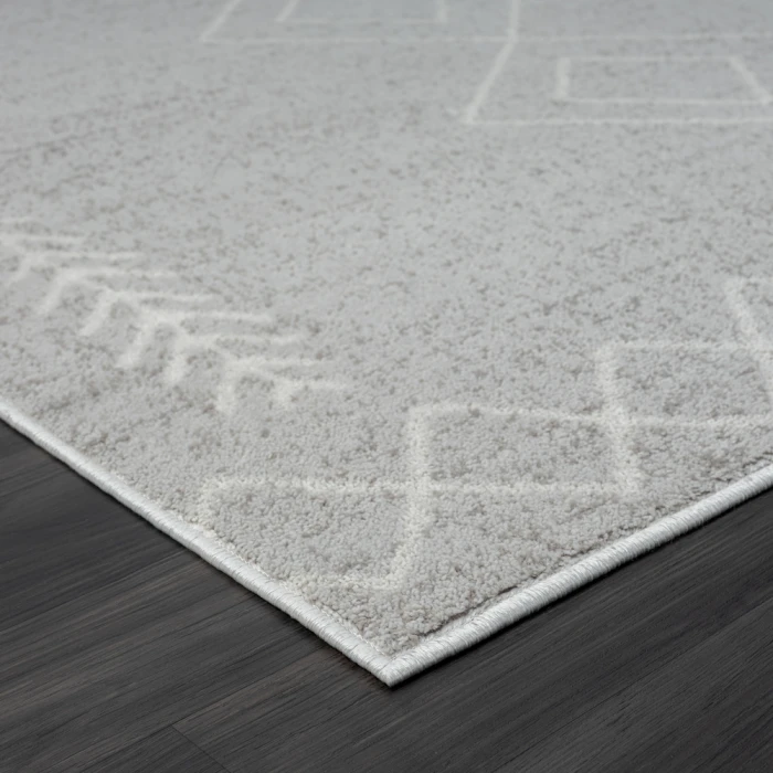 LR Home Calgary 82279 Gray/ Beige 7'9" X 9'9 Rect. Rug