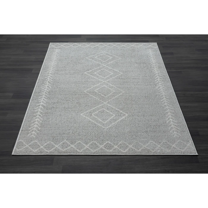 LR Home Calgary 82279 Gray/ Beige 7'9" X 9'9 Rect. Rug
