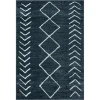 Calixta CAL-AX Blue Area Rug 5 ft. X 7 ft. Rectangle