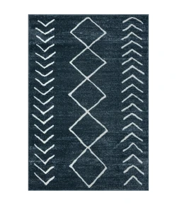 Calixta CAL-AX Blue Area Rug 5 ft. X 7 ft. Rectangle