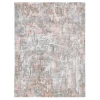Chloe CAL-AY Gray/Pink 2 ft. x 3 ft. Rectangle Area Rug