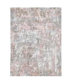 Chloe CAL-AY Gray/Pink 2 ft. x 3 ft. Rectangle Area Rug
