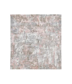 Chloe CAL-AY Gray/Pink 9 ft. x 12 ft. Rectangle Area Rug