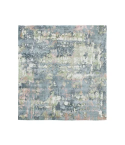 Chloe CAL-AA Blue/Pink 9 ft. x 12 ft. Rectangle Area Rug