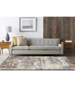 LR Home Calypso Brown CALYP 9ft. x 12ft. Rectangle Rug