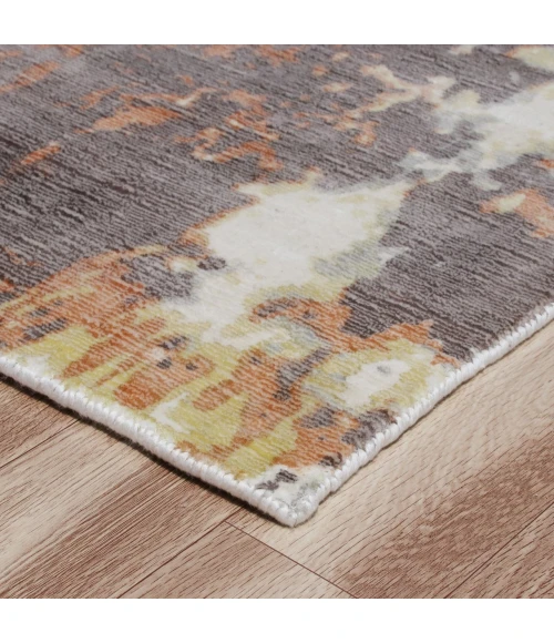 LR Home Calypso Brown CALYP 2ft. x 3ft. Rectangle Rug