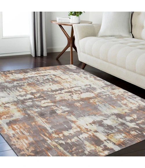 LR Home Calypso Brown CALYP 2ft. x 3ft. Rectangle Rug