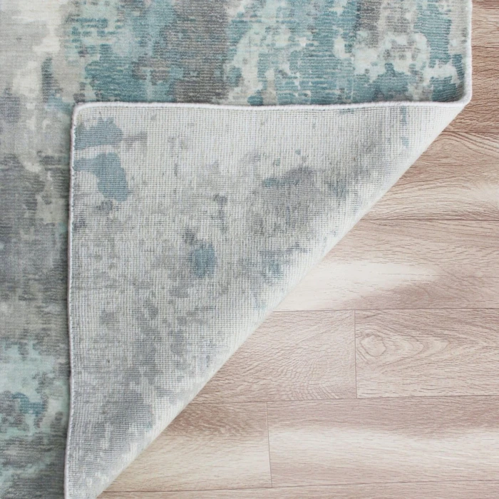 LR Home Calypso Blue/Gray 81695 5 ft. 9 in. X 8 ft. 9 in. Rect. Rug