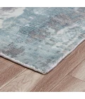 LR Home Calypso Blue/Gray 81695 9 ft. X 12 ft. Rect. Rug