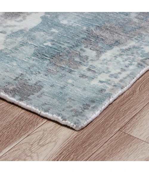 LR Home Calypso Blue/Gray 81695 9 ft. X 12 ft. Rect. Rug