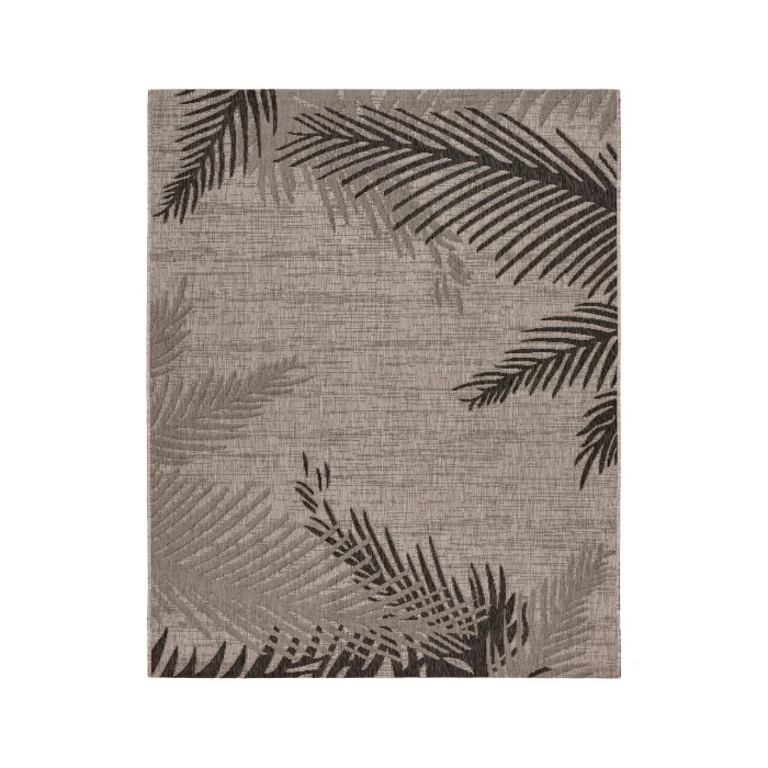 LR Home CAPTIVA 81016 Beige/ Black 1'10" X 3'0 Rect. Rug