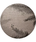 Rugs Town Captiva Black CAPTI 7ft.6in. Round Rug