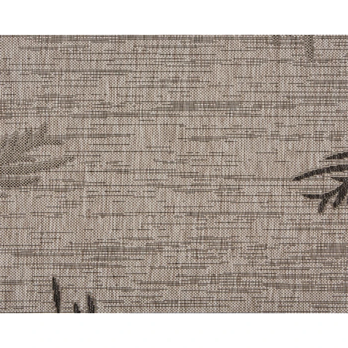 LR Home CAPTIVA 81016 Beige/ Black 1'10" X 3'0 Rect. Rug