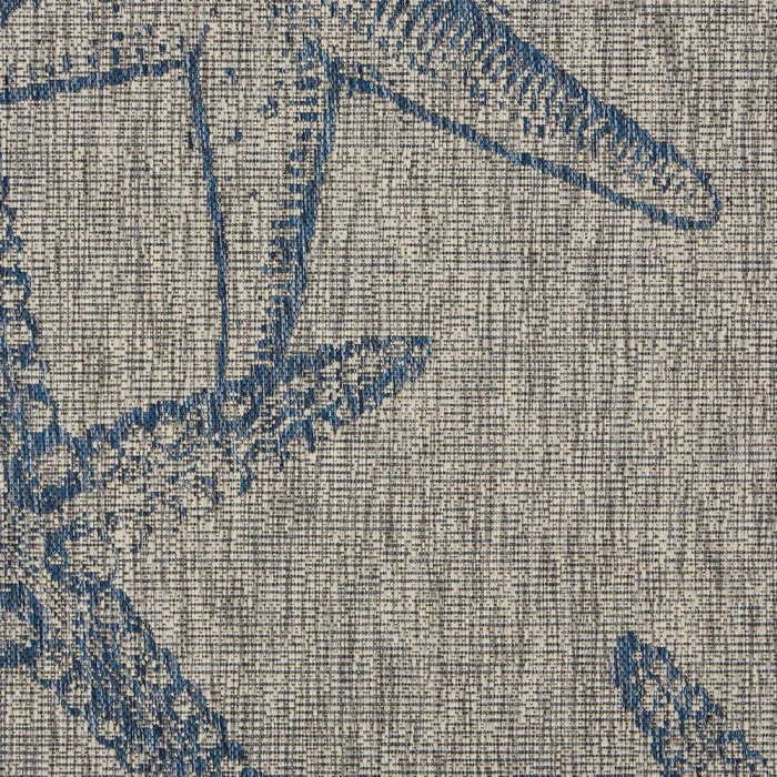 Rugs Town 81019 Gray/ Navy 5'0" X 7'0 Rect. Rug