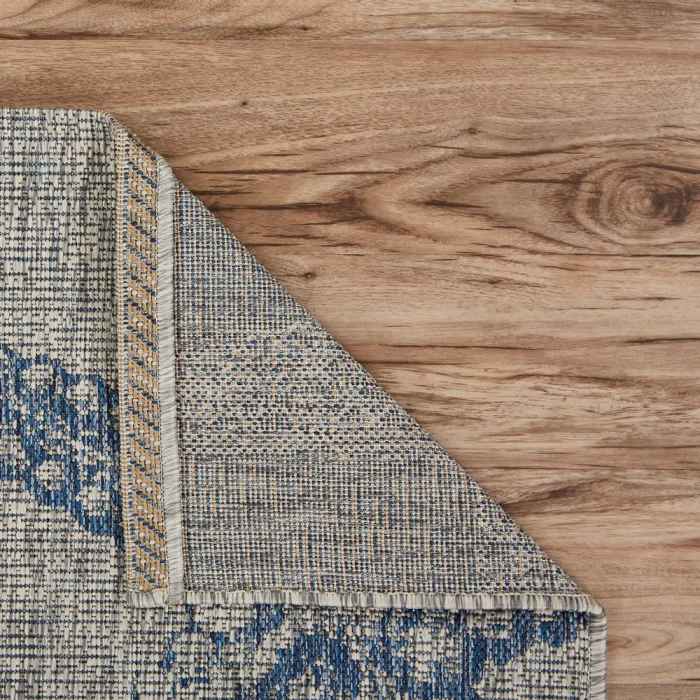 Rugs Town 81019 Gray/ Navy 5'0" X 7'0 Rect. Rug